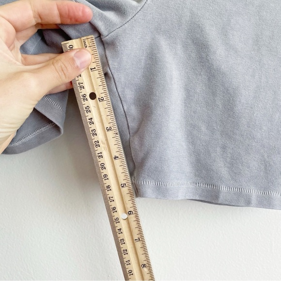 SKIMS Outdoor Bike Shorts in Ash grey size small high rise lounge stretchy comfy - Picture 11 of 12